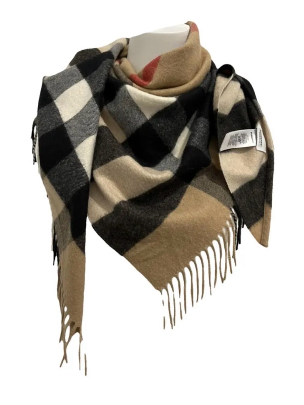 Burberry Beautiful Cashmere Fringe Scarf